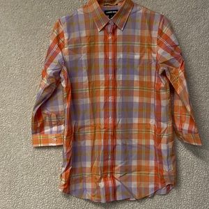 Lands End 3/4 sleeve no iron Tunic